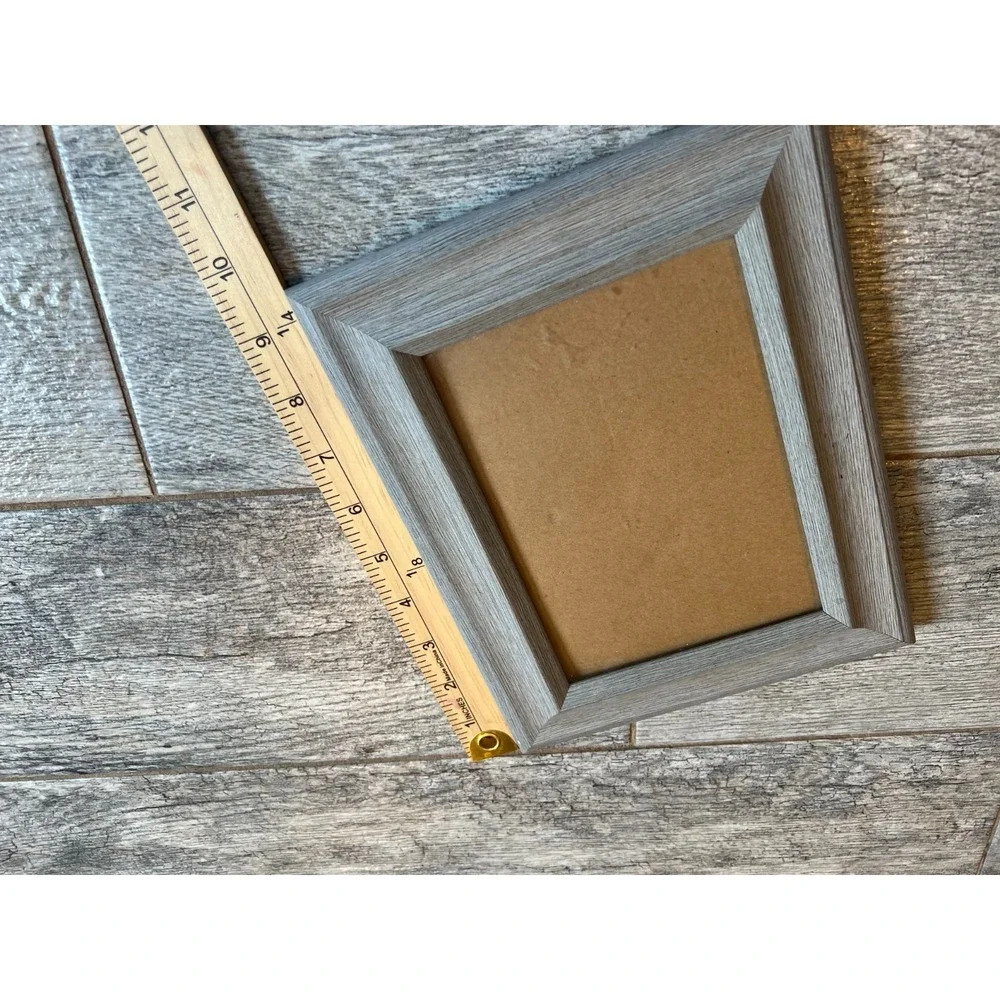 2 Sheffield Home Picture Frames Photo Holder Wood Weathered Farmhouse Cottage